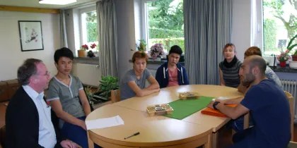 Begleitung der minderjährigen Flüchtlinge im Alltag 